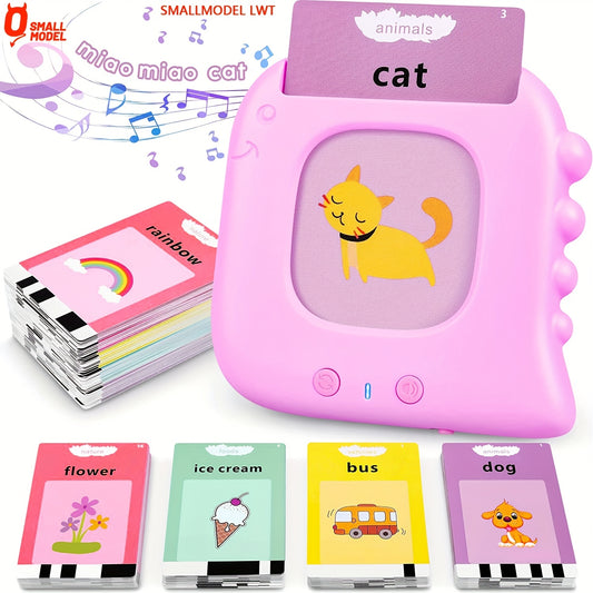 Talking Flash Cards for Toddlers 3-6 Years, Pocket Speech for Toddlers, 224-510 Sight Words Educational Learning Toys, Speech Toys for Toddlers, Kindergarten Preschool Gift for Kids Boys Girls